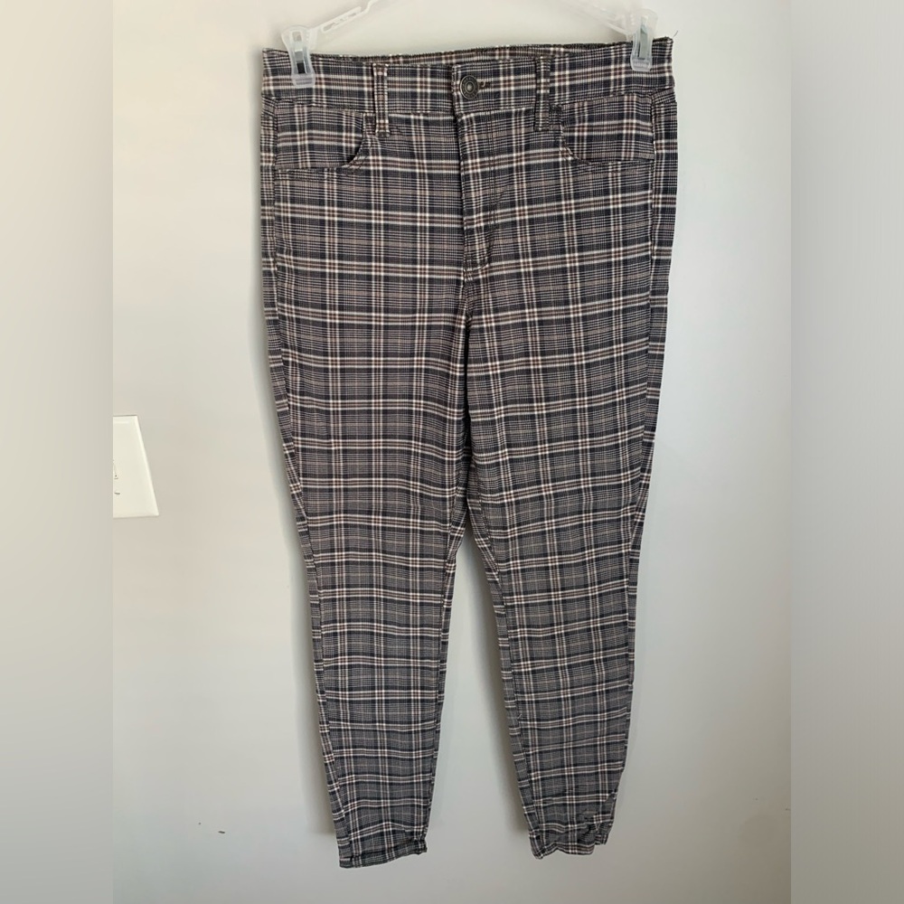 AE Plaid Jeggings